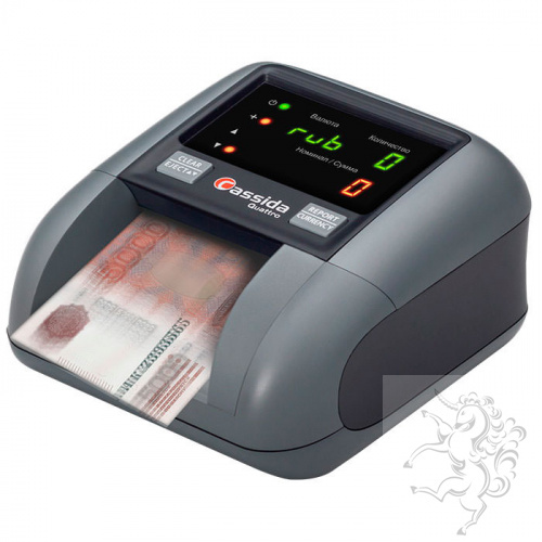 Автоматический детектор банкнот Cassida Quattro S Антистокс (с АКБ)